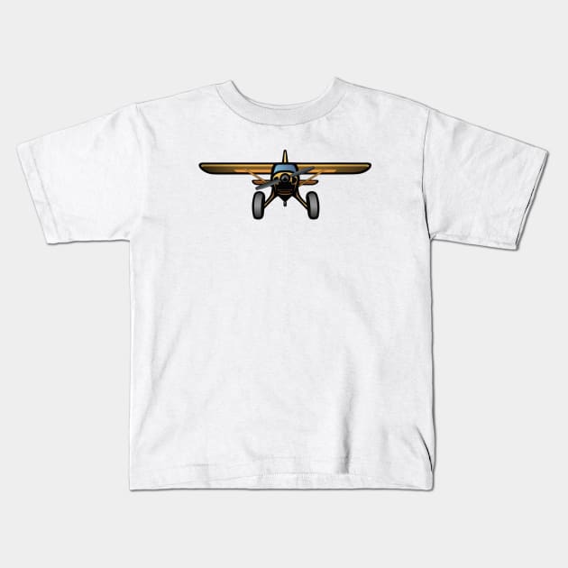 Piper Cub Kids T-Shirt by The Local Sticker Shop